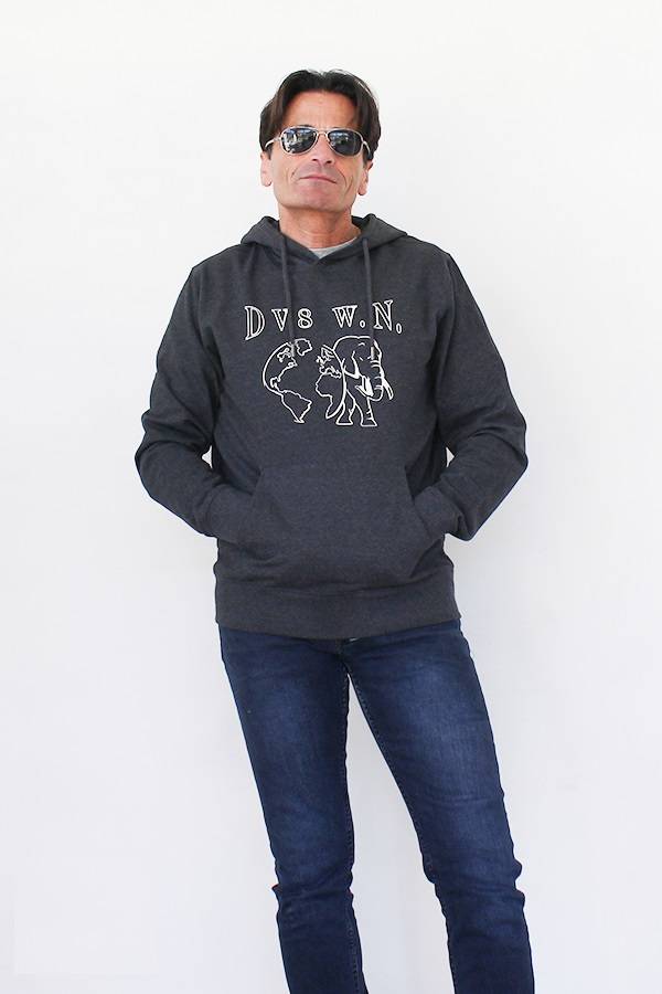 Charcoal Hoodie 60% Recycled Cotton / 40% Recycled Polyester
