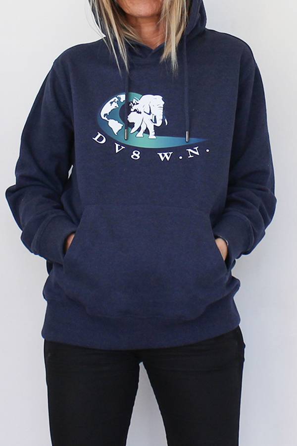 KAPUZENSWEATSHIRT MARINEBLAU 60 % recycelte Baumwolle / 40 % recyceltes Polyester