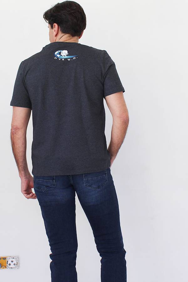 ANTHRACITE RECYCLED T-SHIRT 60% Cotton / 40% Polyester