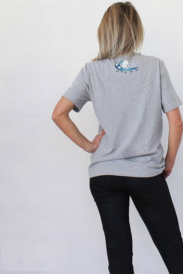 T-shirt GRIS 60% Coton recyclé / 40% Polyester recyclé