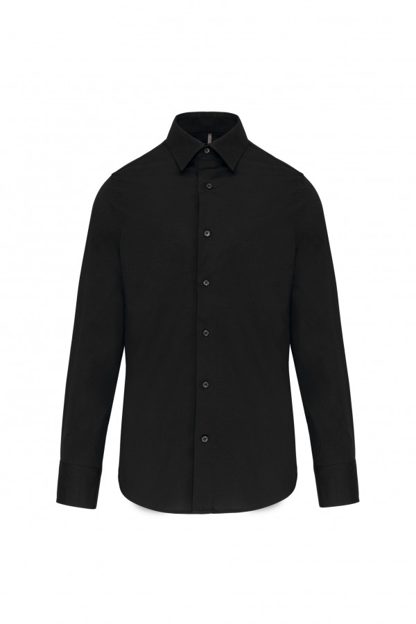 Long-sleeved cotton/elastane shirt. 97% eco-responsible cotton / 3% elastane.