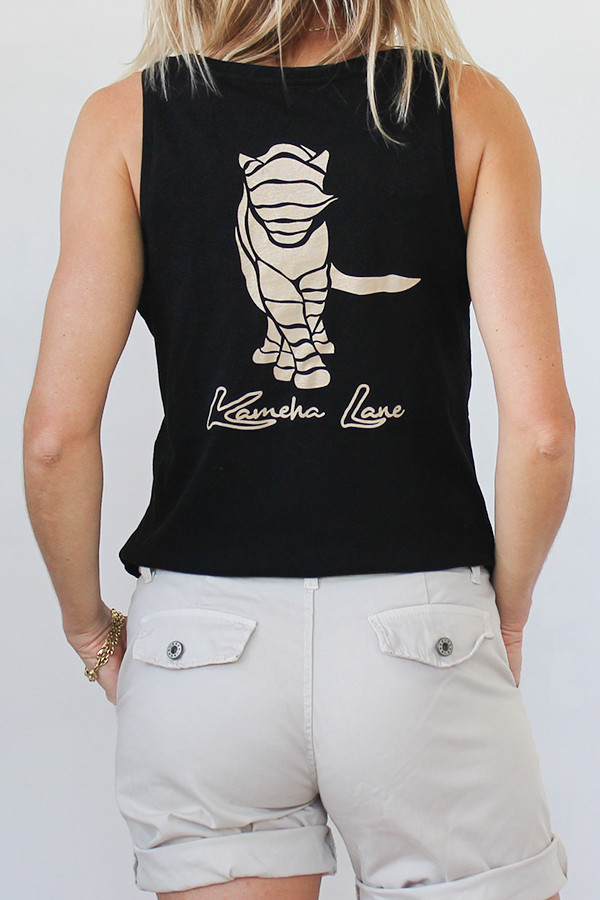 Débardeur Femme Noir 100% coton biologique