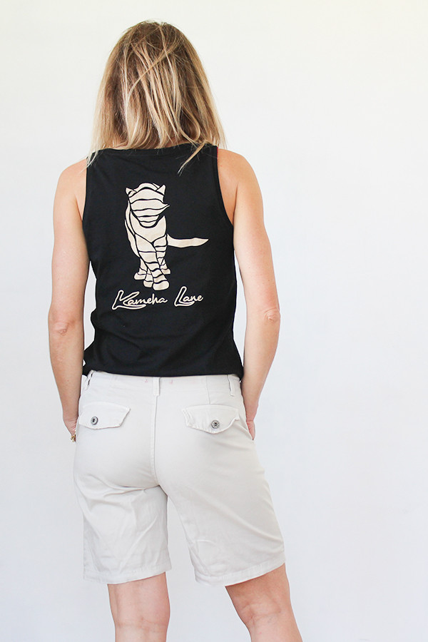 Débardeur Femme Noir 100% coton biologique