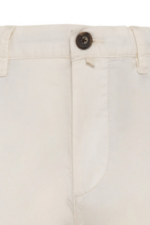 Pantaloni avorio 98% cotone biologico / 2% elastan