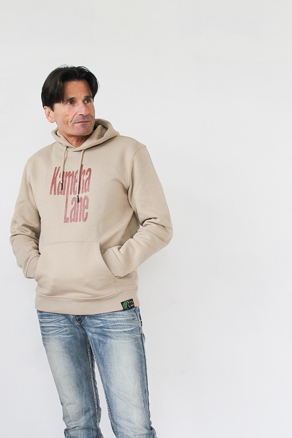 SAND HOODIE 85% organic cotton and 15% post-consumer recycled polyester