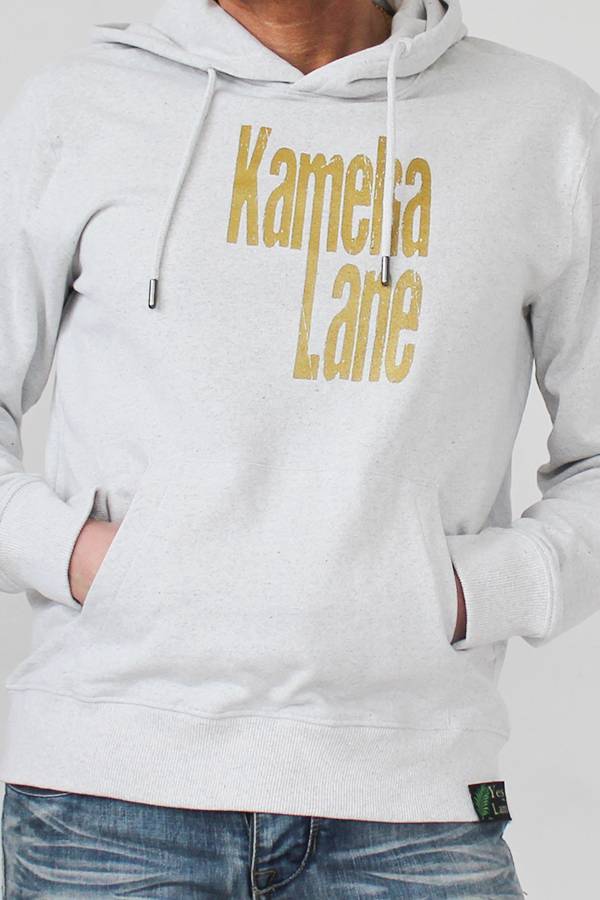 CREME HOODIE 60 % recycelte baumwolle / 40 % recycelter polyester