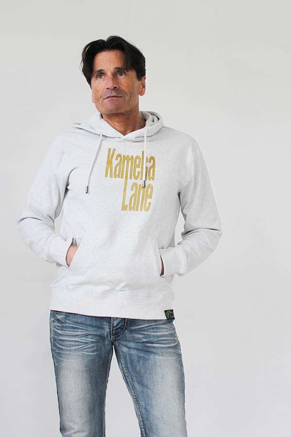 CREME HOODIE 60 % recycelte baumwolle / 40 % recycelter polyester