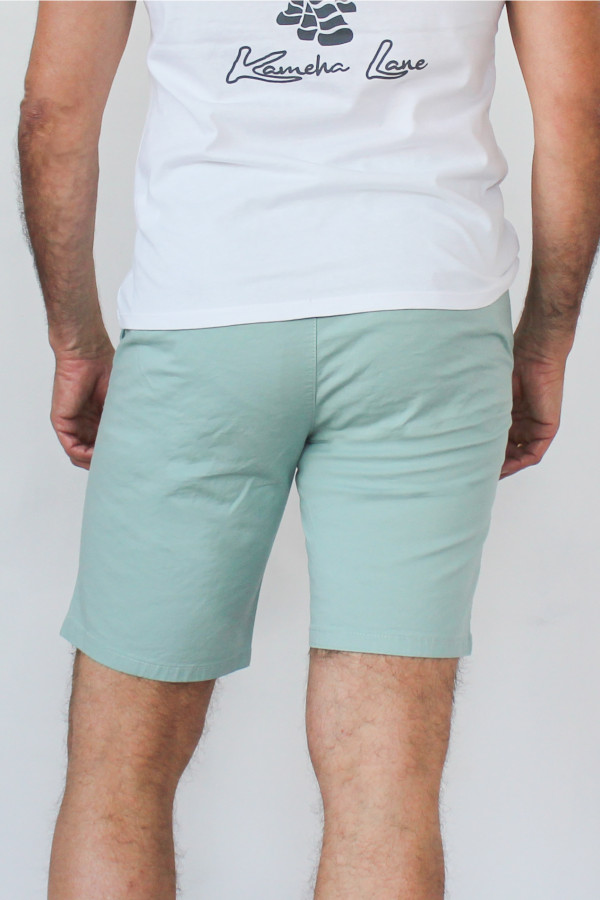 Bermudas Verde Jade 98% Algodón orgánico / 2% elastano