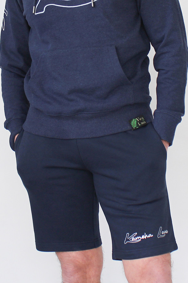 Herren-Fleece-Bermudashorts 85 % bio-baumwolle / 15 % recycelter polyester.