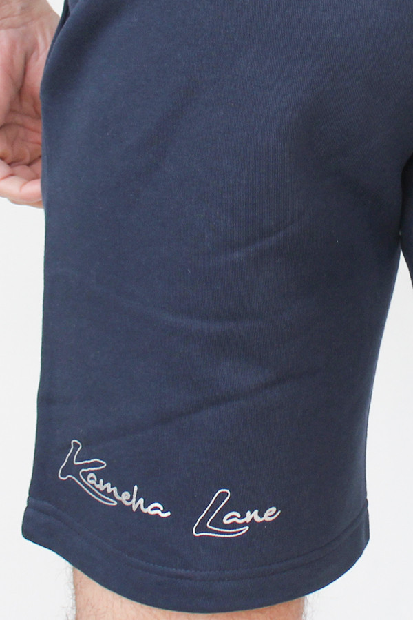 Men's fleece Bermuda shorts 85% organic cotton / 15% post-consumer recycled polyester.