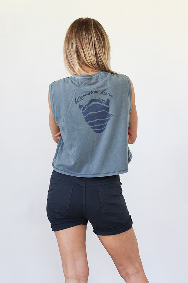 MINERAL GRAY SHORT T-SHIRT 100% organic cotton