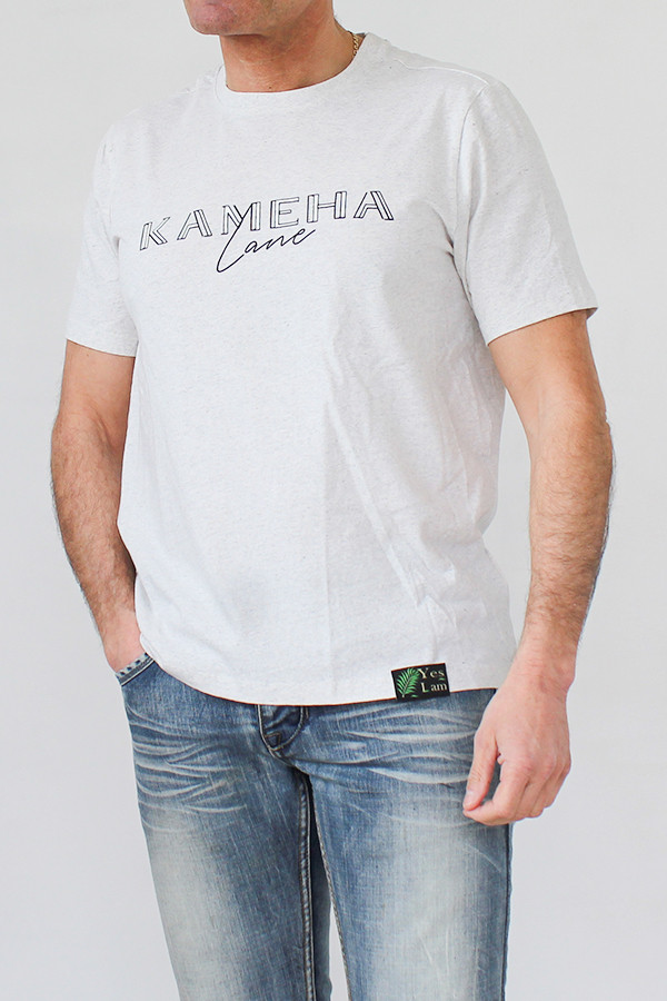 T-SHIRT 100% CREMA RICICLATA 60% cotone riciclato pre-consumo e 40% poliestere riciclato post-consumo