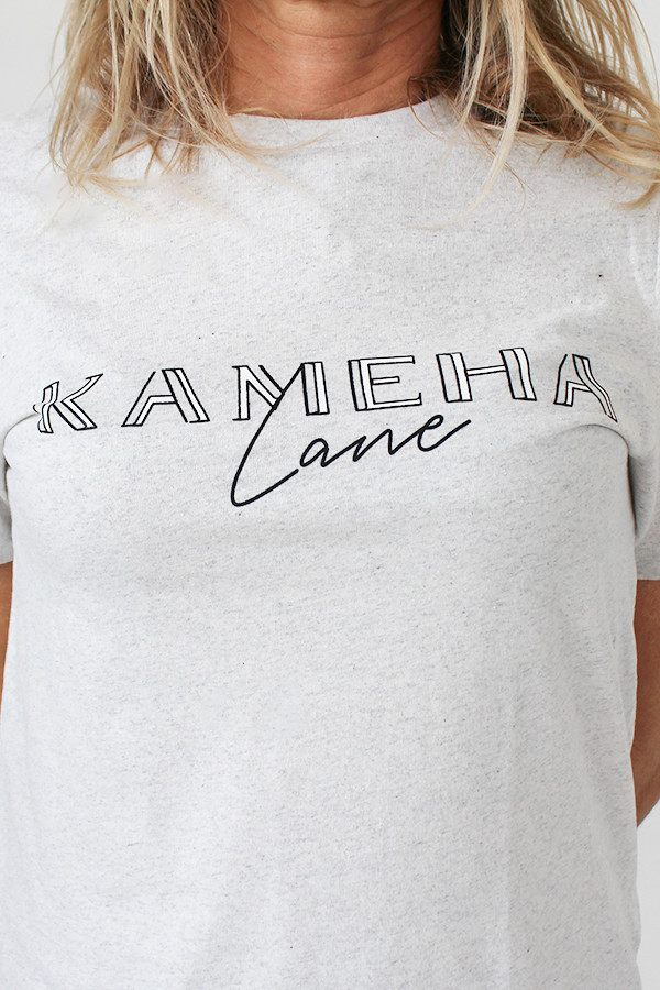CREAM T-SHIRT 60% RECYCLED COTTON AND 40% RECYCLED POLYESTER