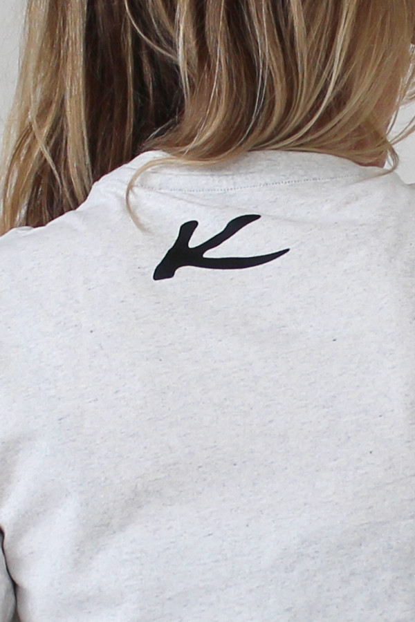 CREAM T-SHIRT 60% RECYCLED COTTON AND 40% RECYCLED POLYESTER
