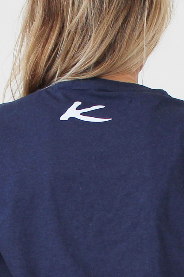 T-SHIRT NAVY 60% de coton recyclé et 40% de polyester recyclé