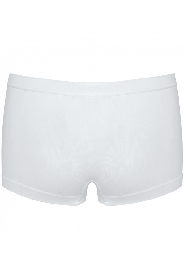 Shorty écoresponsable taille basse sans coutures femme. 94% polyamide / 6% élasthanne.