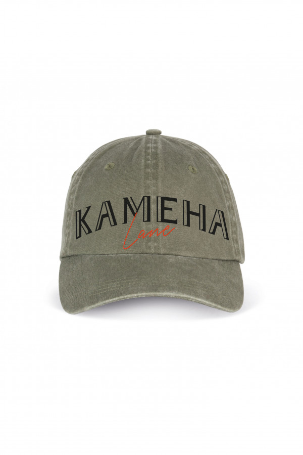 Khaki cap 100% organic cotton