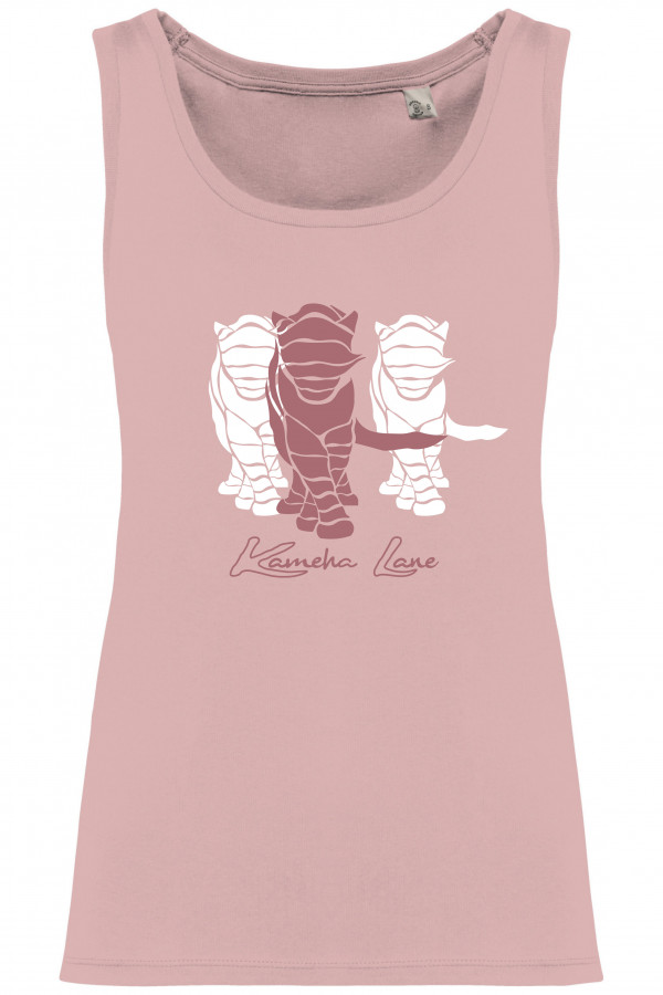 Women Petal Rose Tank Top 100% organic cotton