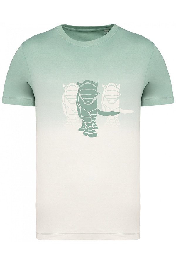 T-SHIRT VERDE 100% cotone biologico