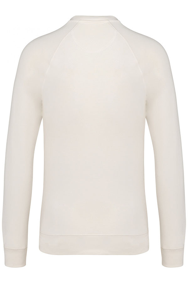 Pull raglan 85% coton biologique et 15% polyester recyclé post-consumer