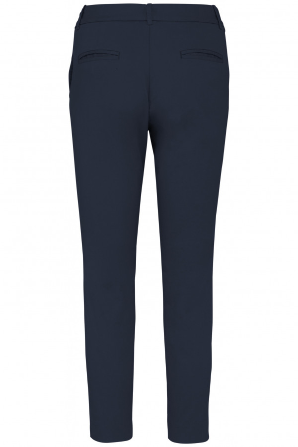 Pantaloni blu scuro 98% cotone biologico / 2% elastan