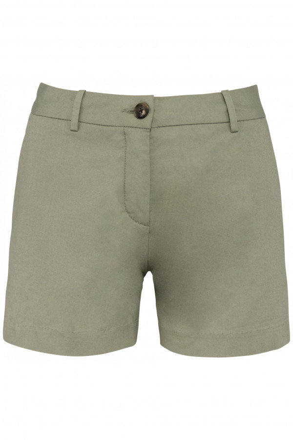 ALMOND GREEN SHORTS 98% organic cotton / 2% elastane