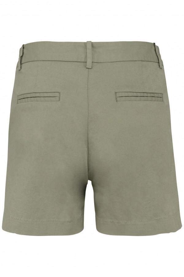 SHORT VERT AMANDE 98% coton biologique / 2 % élasthanne