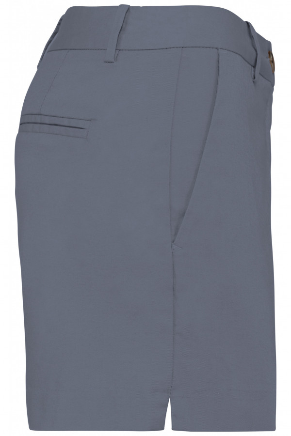 PANTALONCINI GRIGIO MINERALE 98% cotone biologico / 2% elastan