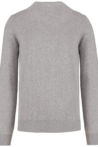 Pull col rond homme 100% coton biologique