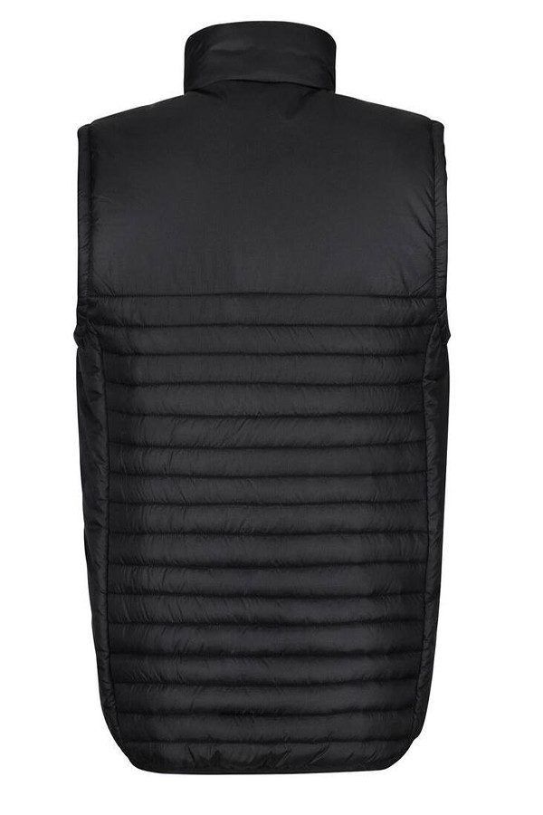 Quilted bodywarmer in recycled polyester. 100% recycled polyester