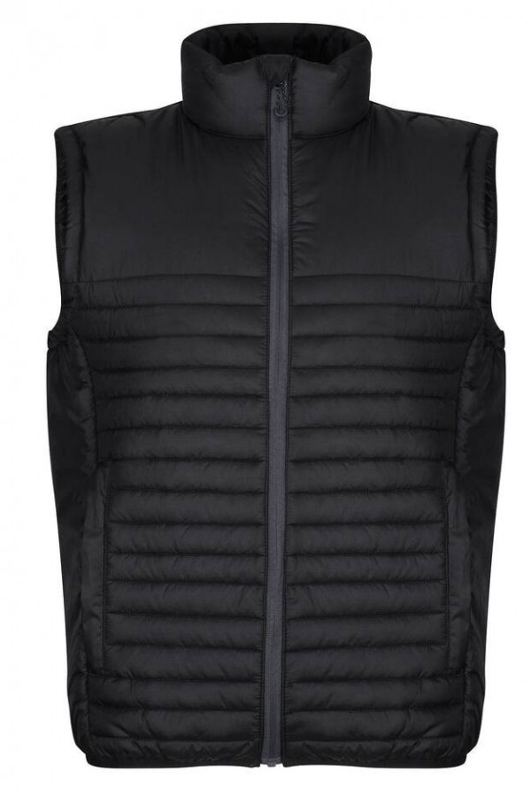 Bodywarmer matelassé en polyester recyclé. 100% polyester recyclé