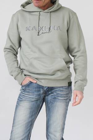 ALMOND GREEN HOODIE 85% organic cotton / 15% post-consumer recycled polyester