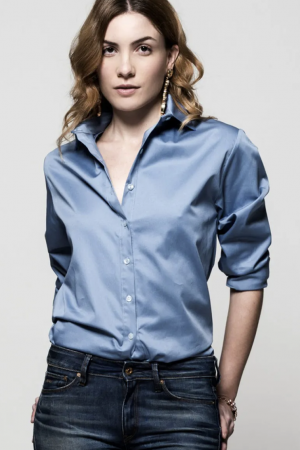 Blue Libre ethical shirt 