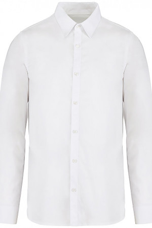 Chemise délavée en coton twill homme 100% coton biologique